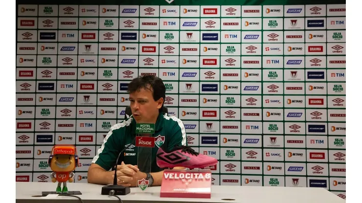 Fernando Diniz analisou o duelo contra o Cruzeiro (FOTO DE MARCELO GONÇALVES / FLUMINENSE FC)