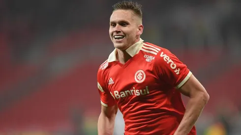 Alemão voltou a balançar as redes com a camisa do Inter (Foto: Ricardo Duarte/SC Internacional)