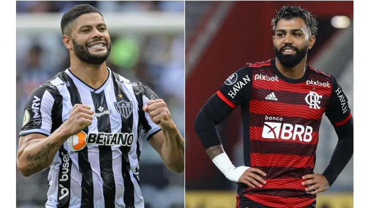 Atlético-MG e Flamengo se enfrentam nesta quarta-feira (Foto: Getty Images)