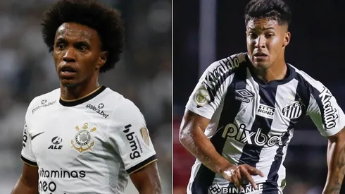 Corinthians e Santos se enfrentam na noite desta quarta-feira (Foto: Getty Images)