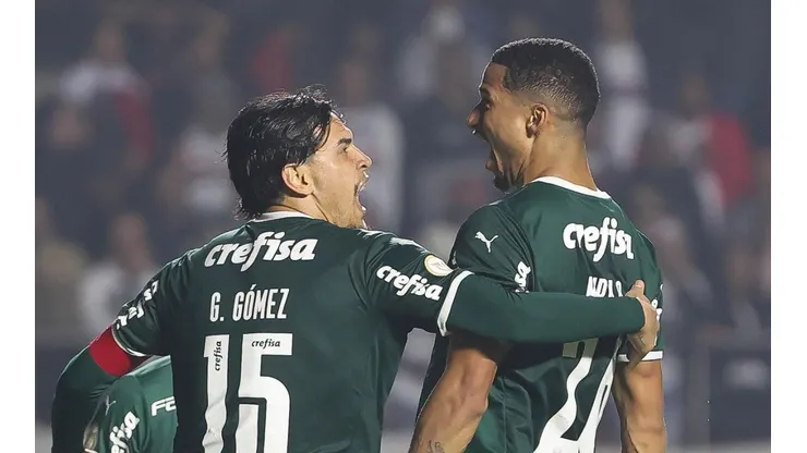 Gómez e Murilo deram vitória ao Palmeiras contra o São Paulo (Foto: Cesar Greco/Palmeiras)