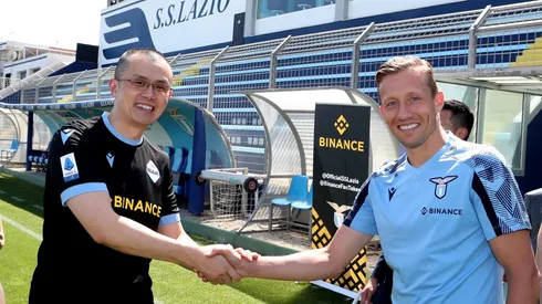 Binance President Visits SS Lazio Training Center
