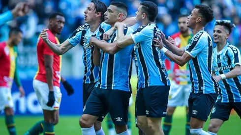 Diego Souza é o artilheiro isolado da Série B com sete gols (FOTO: LUCAS UEBEL/GREMIO FBPA)