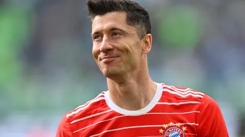 Robert Lewandowski, em campo pelo Bayern de Munique (Foto: Getty Images)