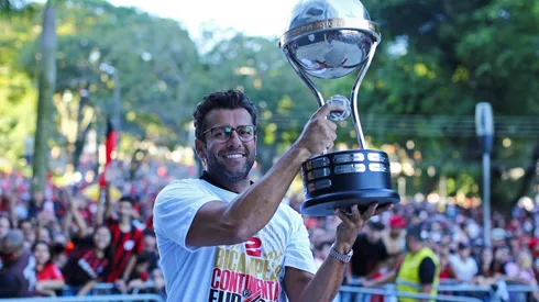 Fans of Athletico Paranaense Celebrate After Winning Copa Sudamericana 2021