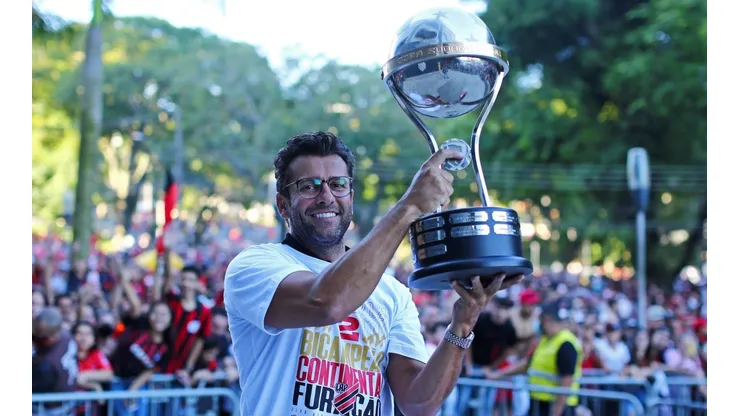Fans of Athletico Paranaense Celebrate After Winning Copa Sudamericana 2021