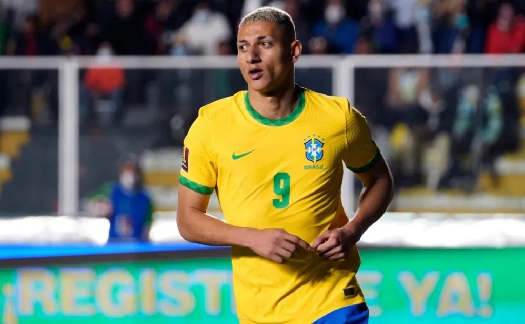 Richarlison em ação pela Seleção Brasileira (Foto: Getty Images)