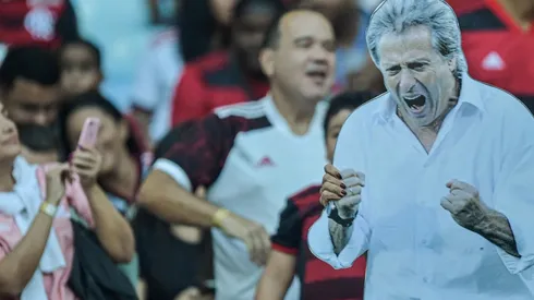 Torcida do Flamengo xingou dirigentes do clube (Foto: Thiago Ribeiro/AGIF)