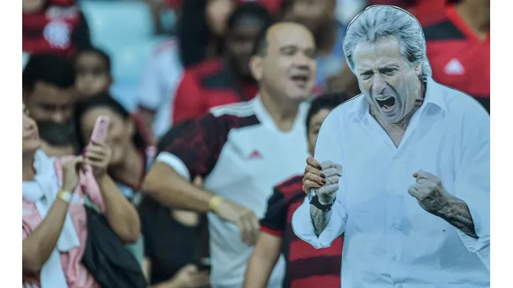 Torcida do Flamengo xingou dirigentes do clube (Foto: Thiago Ribeiro/AGIF)