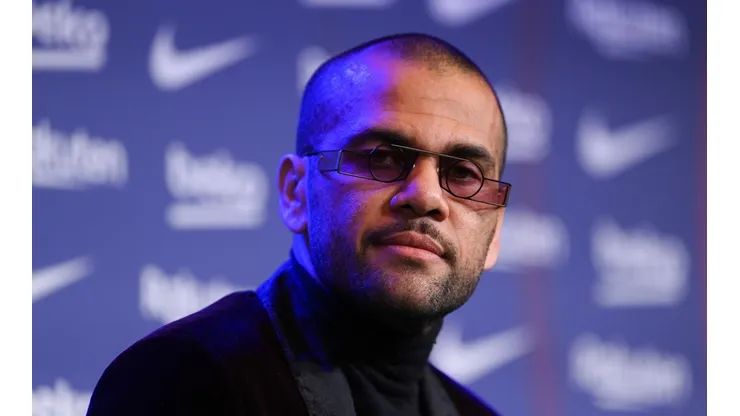 FC Barcelona Unveil New Signing Dani Alves