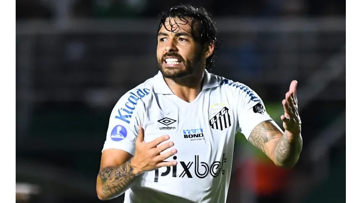 Ricardo Goulart, meia-atacante do Santos (Foto: Getty Images)