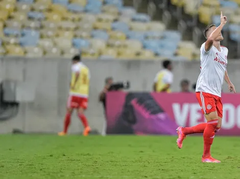 Bastidores revela felicidade de atacante após vitória importante para o Internacional