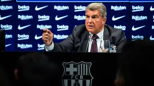 Fc Barcelona Press Conference In Barcelona