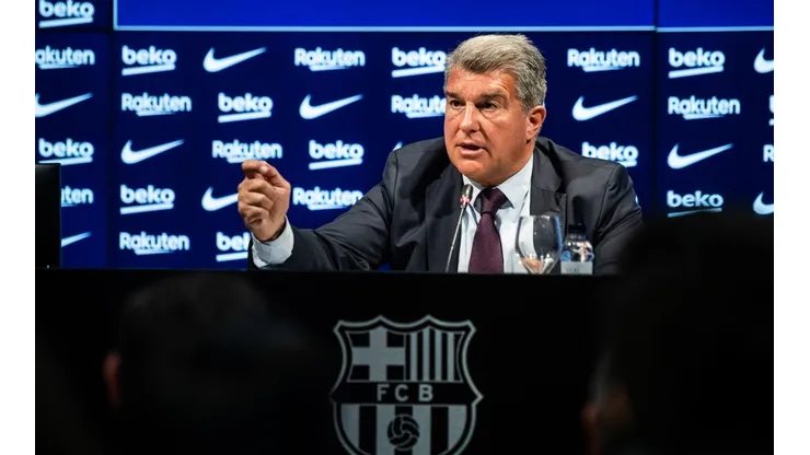 Fc Barcelona Press Conference In Barcelona