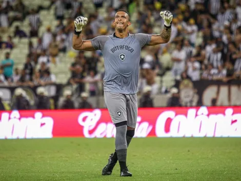 'O professor gosta que a gente participe do jogo', diz goleiro do Botafogo