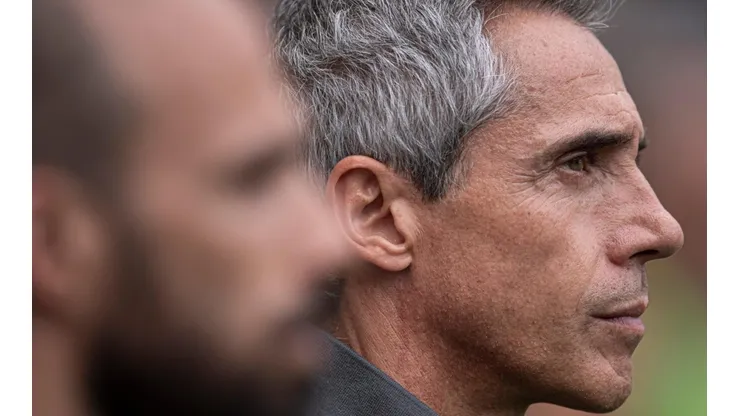 Paulo Sousa faz análise de desempenho do Flamengo na vitória contra o São Paulo (Foto: Jorge Rodrigues/AGIF)