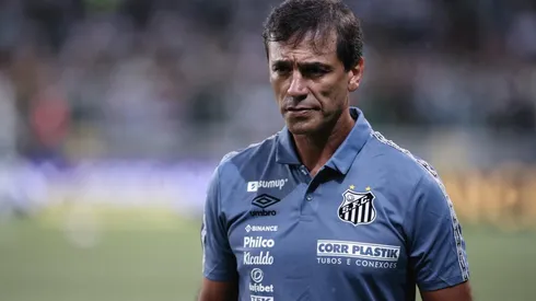 Fabián Bustos, treinador do Santos (Foto: Ettore Chiereguini/AGIF)