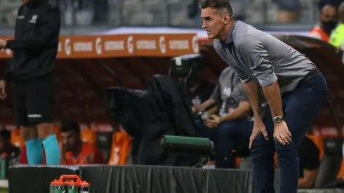 Mancini elogiou após empate com o Atlético-MG pela Libertadores (Foto: Fernando Moreno/AGIF)