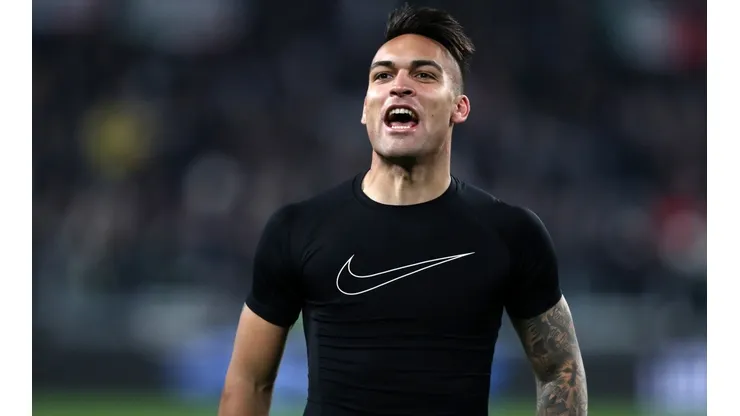 Lautaro Martinez of Fc Internazionale celebrates at the end