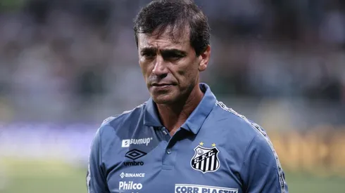 Fabián Bustos, treinador do Santos (Foto: Ettore Chiereguini/AGIF)