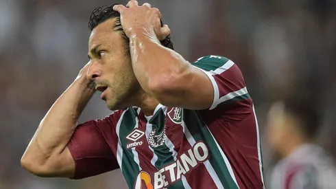Fred se diz frustrado após empate em casa contra o Santos pela primeira rodada do Brasileirão (Foto: Thiago Ribeiro/AGIF)