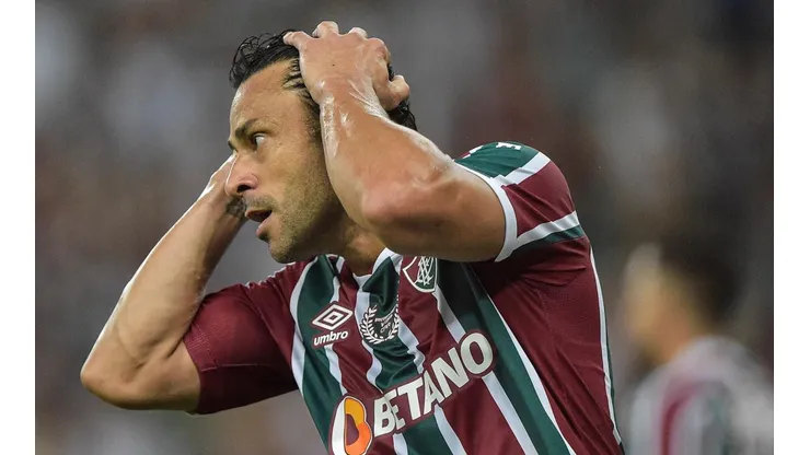 Fred se diz frustrado após empate em casa contra o Santos pela primeira rodada do Brasileirão (Foto: Thiago Ribeiro/AGIF)