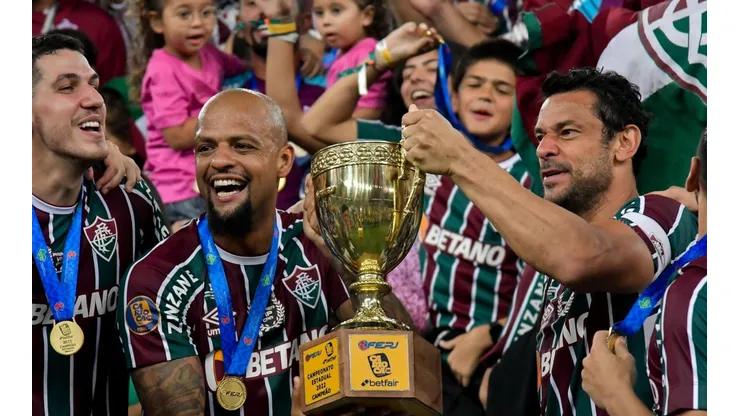 Fred conquista feito ao vencer o Cariocão 2022 (Foto: Thiago Ribeiro/AGIF)