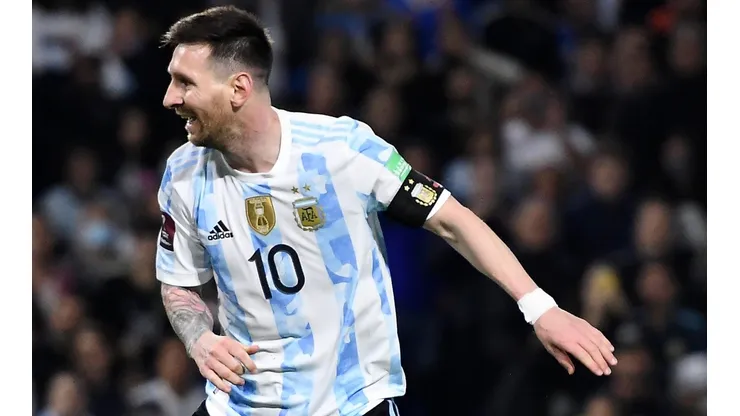 Lionel Messi, em campo pela Argentina (Foto: Getty Images)