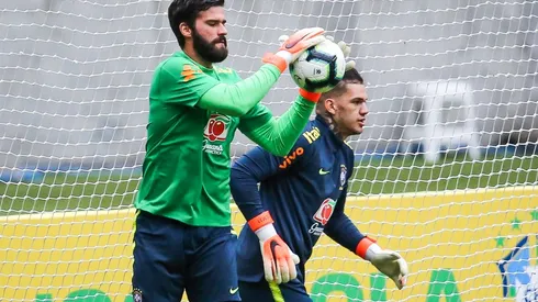 Treino da Selecao Brasileira