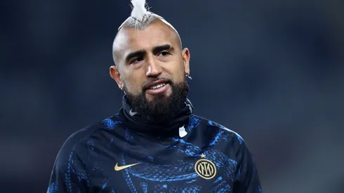 Arturo Vidal of Fc Internazionale looks on during the