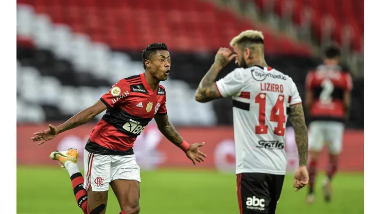 (Foto: Thiago Ribeiro/AGIF) BRASILEIRO A 2021, FLAMENGO X SAO PAULO