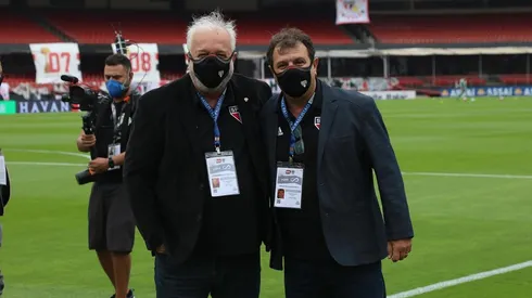 Carlos Belmonte (esq) afirmou que São Paulo não tem condições de contratar neste momento