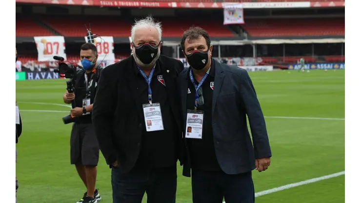 Carlos Belmonte (esq) afirmou que São Paulo não tem condições de contratar neste momento