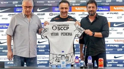 Vítor Pereira foi apresentado oficialmente pelo Corinthians (Foto: Rodrigo Coca / Ag. Corinthians)