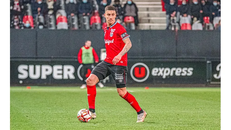 Philipe Sampaio é o primeiro reforço do Botafogo na Era John Textor (Foto: Divulgação/Guingamp)