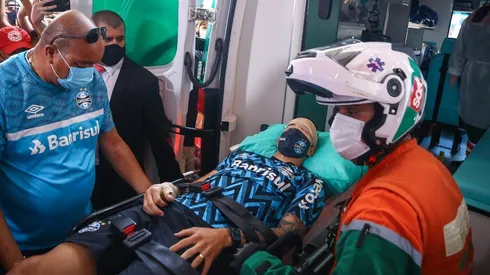Villasanti sofreu lesão no crânico após ataque ao ônibus do Grêmio (FOTO: LUCAS UEBEL/GREMIO FBPA)