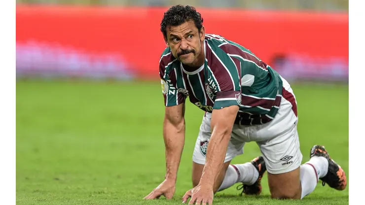 Fred teve lesão na coxa constatada (Foto: Thiago Ribeiro/AGIF)