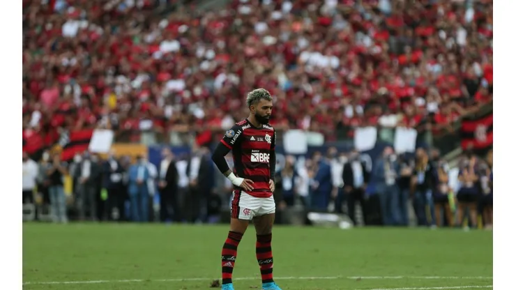 Gabigol na disputa de pênaltis