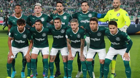 Time do Palmeiras perfilado no Mundial de Clubes (Foto: Getty Images)
