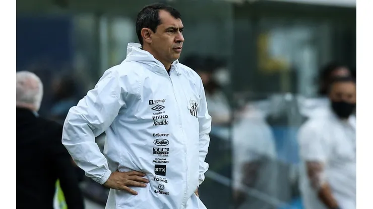 Fábio Carille, treinador do Santos (Foto: Getty Images)
