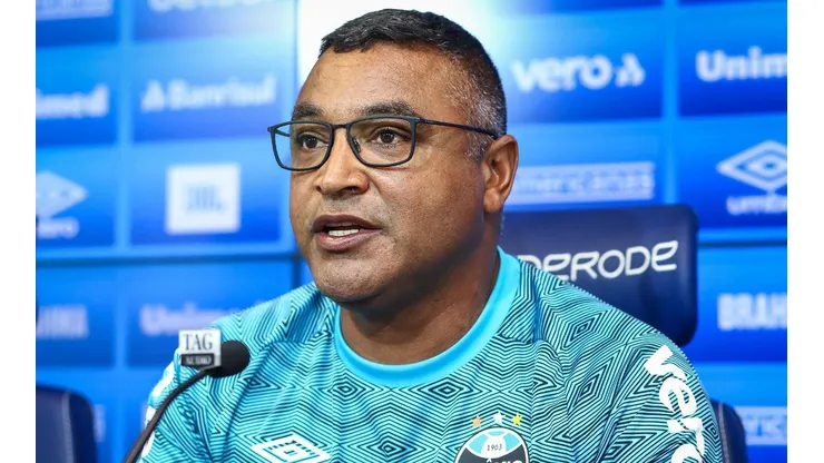 Roger Machado foi apresentado oficialmente nesta terça, dia 15 (FOTO: LUCAS UEBEL/GREMIO FBPA)