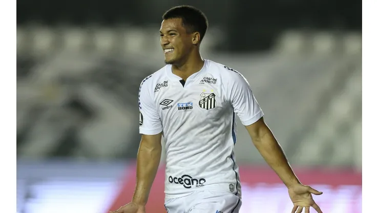 Marcos Leonardo, atacante do Santos (Foto: Getty Images)