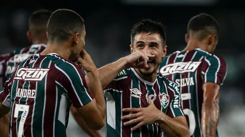 WIllian Bigode marcou seu primeiro gol com a camisa do Fluminense (FOTO: LUCAS MERÇON / FLUMINENSE F.C.)