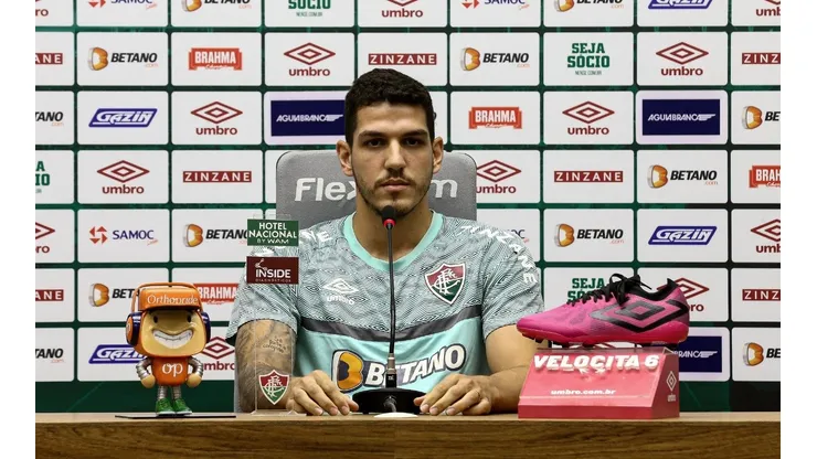 Nino fala sobre problemas relacionados ao comportamento dos torcedores nos estádios (FOTO: LUCAS MERÇON / FLUMINENSE F.C)