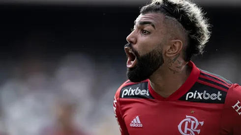 Gabigol, em campo no Fla-Flu (Foto: Jorge Rodrigues/AGIF)