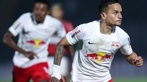 Jogadores do RB Bragantino comemoram gol (Foto: Getty Images)
