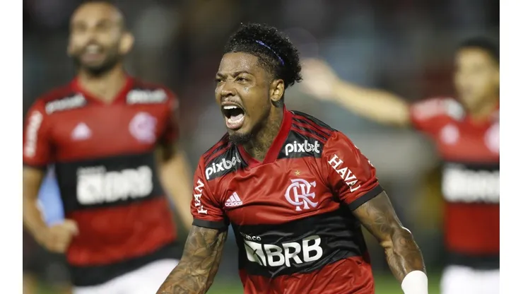 Marinho estreia com gol e vitória pelo Flamengo (Foto: Gilvan de Souza/Flamengo)