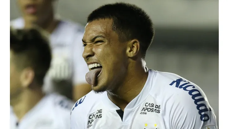 Marcos Leonardo, atacante do Santos (Foto: Getty Images)