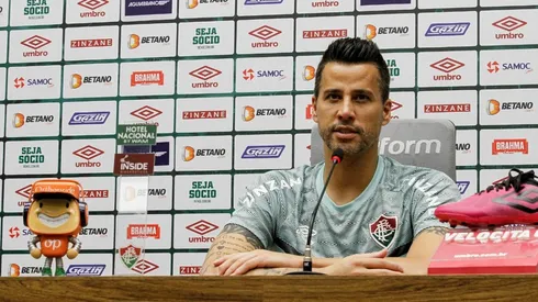 Fábio foi apresentado oficialmente como jogador do Fluminense (FOTO: LUCAS MERÇON / FLUMINENSE F.C)
