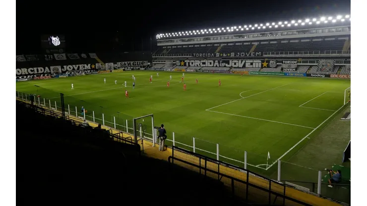 Vila Belmiro, estádio onde aconteceu a partida (Foto: Getty Images)